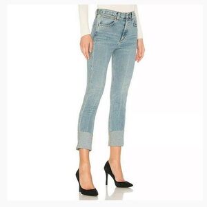 Rag & Bone Lou High Rise Skinny Jeans Hot Bird Light Wash Size 25